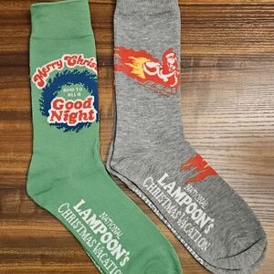 2 Pack Men's Christmas Vacation Socks